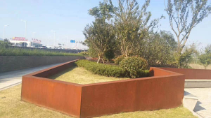 市中耐候钢挡土墙